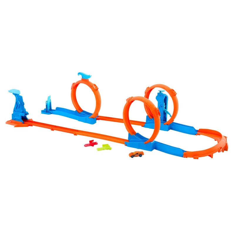 ソンファ　ホットラ　hottracks Hot Wheels Track Creator Triple Loop Speed Kit – JAC Stores IOM