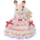 Sylvanian Families 40th Anniversary Freya's Birthday Celebration Strawberry Cake Dress