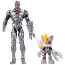 DC x Sonic The Hedgehog Tails & Cyborg Figure
