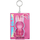 Mini Glam Bunny Lip Gloss Keyring Assorted