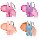 Mini Glam Bunny Lip Gloss Keyring Assorted