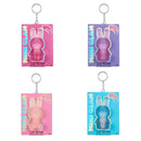 Mini Glam Bunny Lip Gloss Keyring Assorted