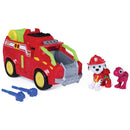 Paw Patrol: Dino Movie Vehicle Marshall Dino Rescue Fire Truck with Rhubarb