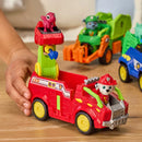 Paw Patrol: Dino Movie Vehicle Marshall Dino Rescue Fire Truck with Rhubarb