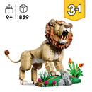 LEGO Creator 31386 3-in-1 Wild Animals: Majestic Lion