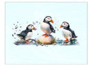 Playful Puffins Placemats 6pk