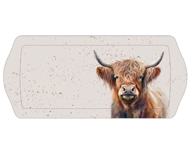 Highland Cow Long Drinks Tray