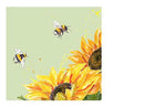 Sunflower Bee Coasters 6pk