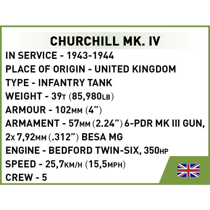 Cobi Churchill MK. IV Tank
