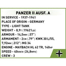 Cobi Panzerkampfwagen II Ausf. A Tank