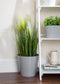 Studio 26cm Round Planter Cover Cool Grey