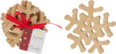 Bamboo Snowflake Coaster 4 Pack