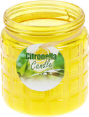 Citronella Candle in Coloured Glass Jar - Assorted