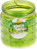 Citronella Candle in Coloured Glass Jar - Assorted