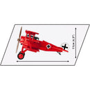 Cobi Fokker Dr.1 Red Baron Plane