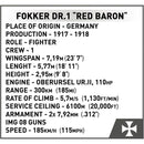 Cobi Fokker Dr.1 Red Baron Plane