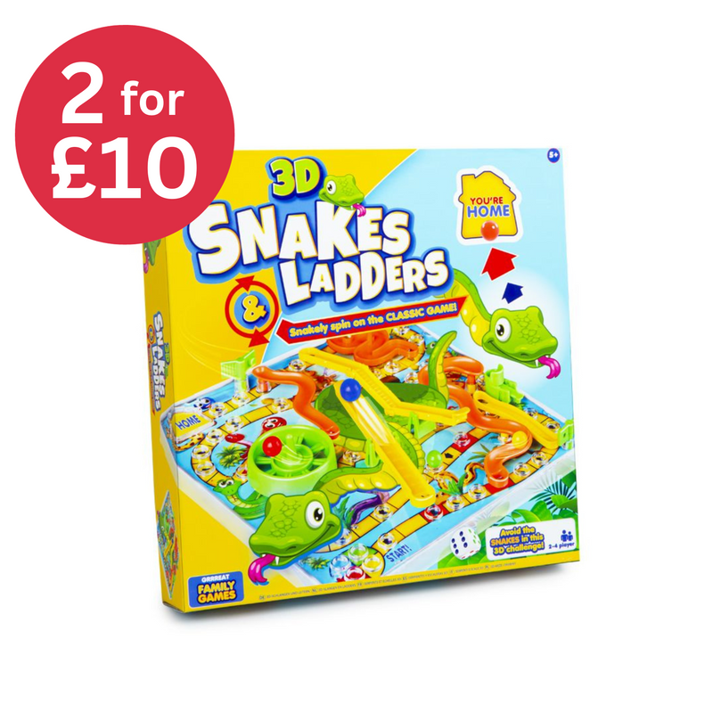 3D Snakes & Ladders Game