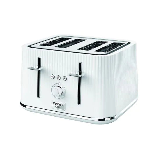 Tefal Loft 4 Slice Toaster - Pure White