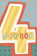 Age 4 Birthday Card