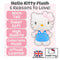 Hello Kitty Soft Plush 30cm - Blue