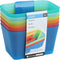 Coloured Storage Baskets 6 Pack - Small