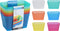 Coloured Storage Baskets 6 Pack - Small