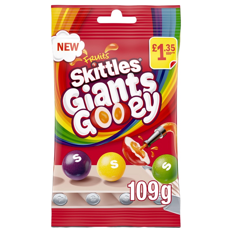 Skittles Giants Gooey Chewy Fruits Bag