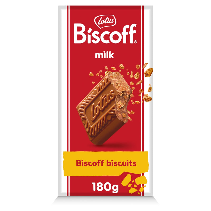 Lotus Biscoff Milk Chocolate With Biscoff Crumbs Bar