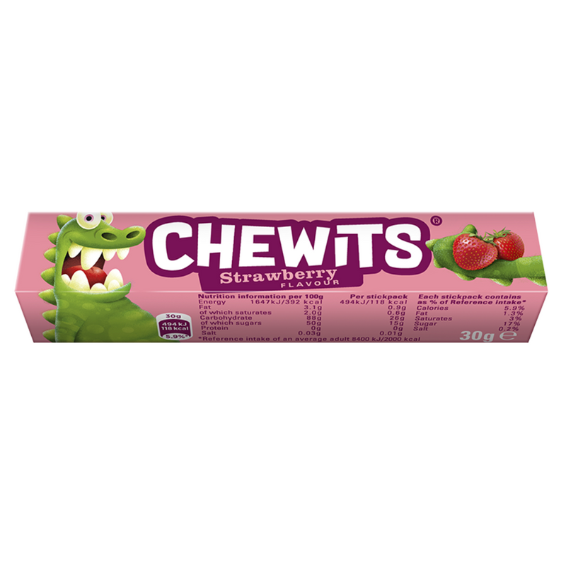 Chewits Strawberry Flavour Stick