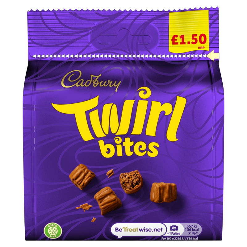 Cadbury Twirl Bites Bag