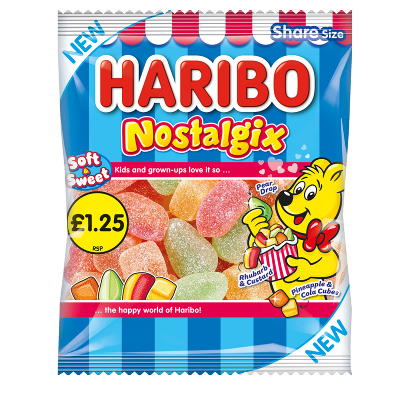 Haribo Nostalgix Fruit & Cola Flavour Jelly Sweets