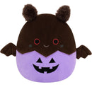 Squishmallows Halloween Plush 7.5" - Perkin the Black Mothman