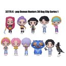 K-Pop Demon Hunters 3D Collectable Keychain Assorted