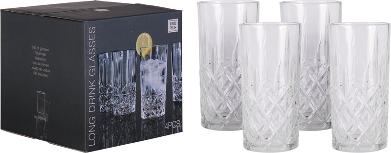 Hiball Glasses Crystal 4 Pack