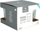 Basics Drinking Glasses 500ml 4pk