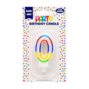 Birthday Candle - Number 0