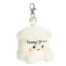 Palm Pals Plush Keyclip - Happy B'Day Cake