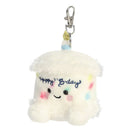Palm Pals Plush Keyclip - Happy B'Day Cake