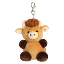 Palm Pals Plush Keyclip - Hubert Highland Cow