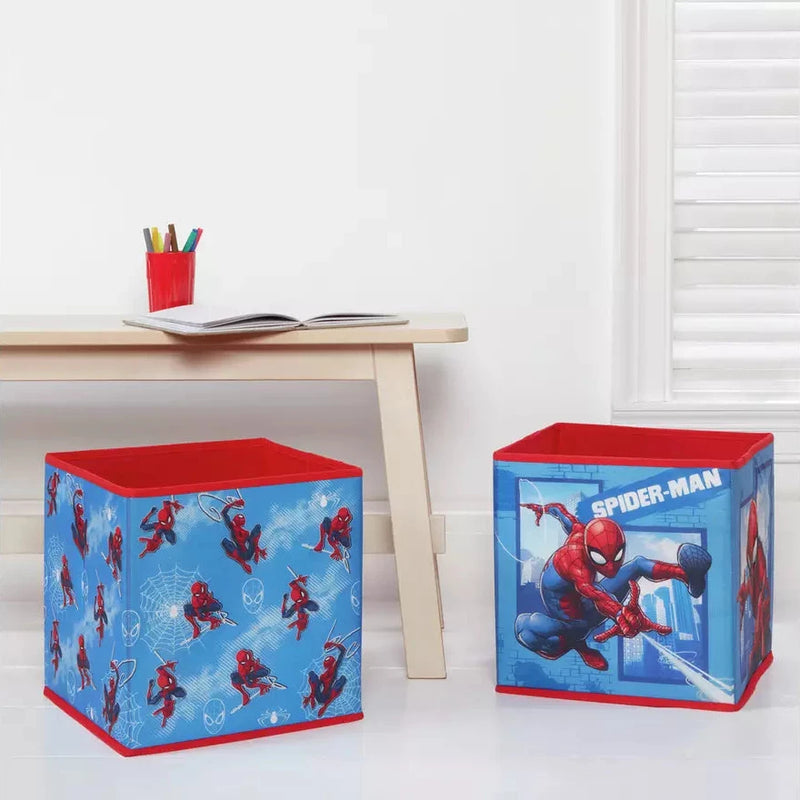 Spiderman Storage Cubes 2 Pack