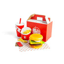Wooden Burger and Fries Toy Set