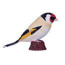 Mojo Fun Bird Figurine - European Goldfinch