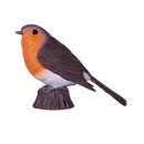 Mojo Fun Bird Figurine - Robin