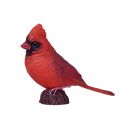 Mojo Fun Bird Figurine - Red Carnial