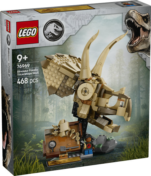 LEGO Jurassic World Dinosaur Fossils Triceratops Skull