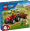 LEGO City Red Farm Tractor With Trailer