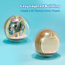 Puremind x Snoopy Wooden Globe - Snow Drift
