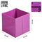 Foldable Cube Storage Box - Purple