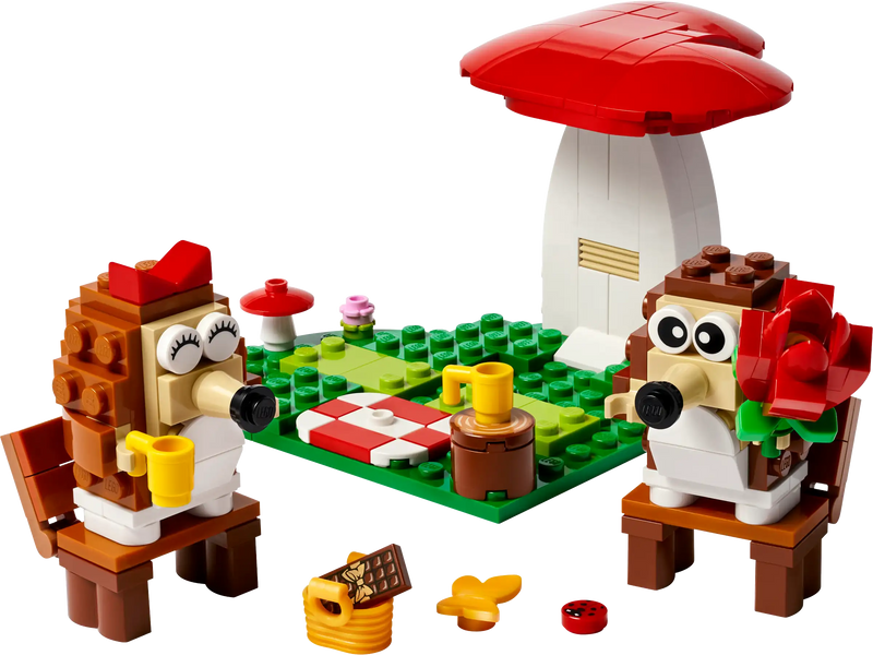 LEGO Hedgehog Picnic Date