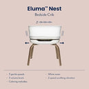 Graco Eluma Nest Bedside Crib - Lunar
